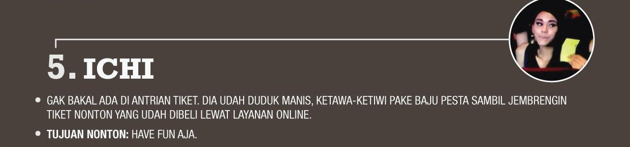 5 Macam Type Orang Saat Antri Tiket Bioskop