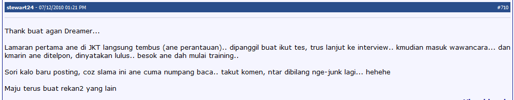 (Sharing-New release) Menjebol Tes Masuk Perusahaan Dgn Tingkat Keberhasilan 99% 