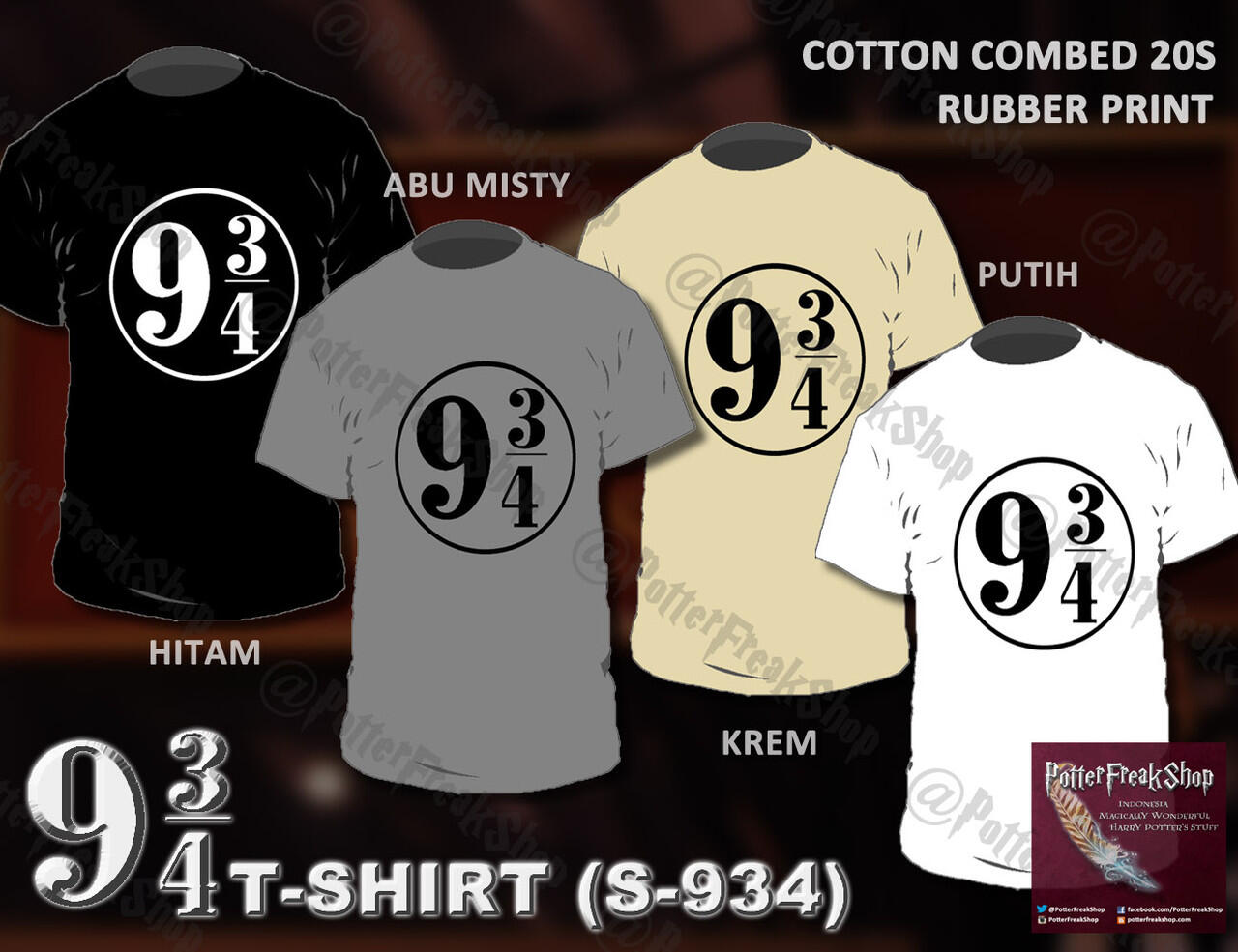 Potter Freak Shop, Online Shop Harry Potter's Stuff, Potterheads Mari Masuk!