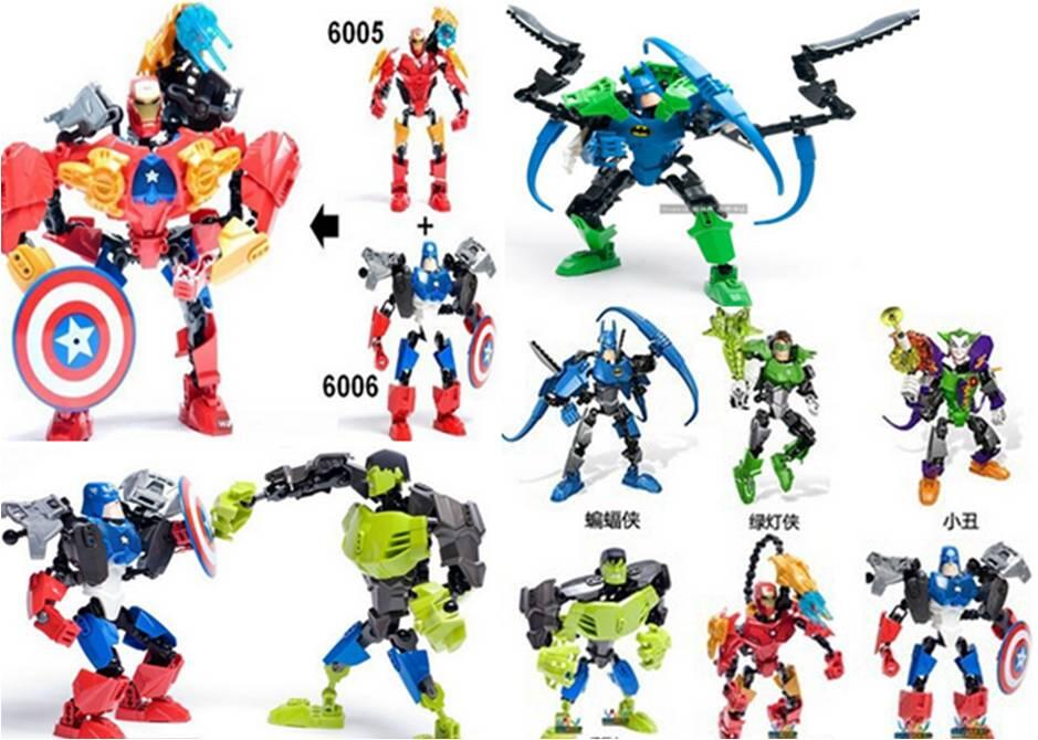 Lego Superhero Marvel Avengers Captain America Iron Man Batman Hulk Joker Mainan anak