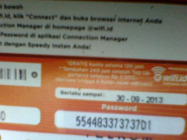 Pemutusan sepihak voucher speedy instan oleh telkom