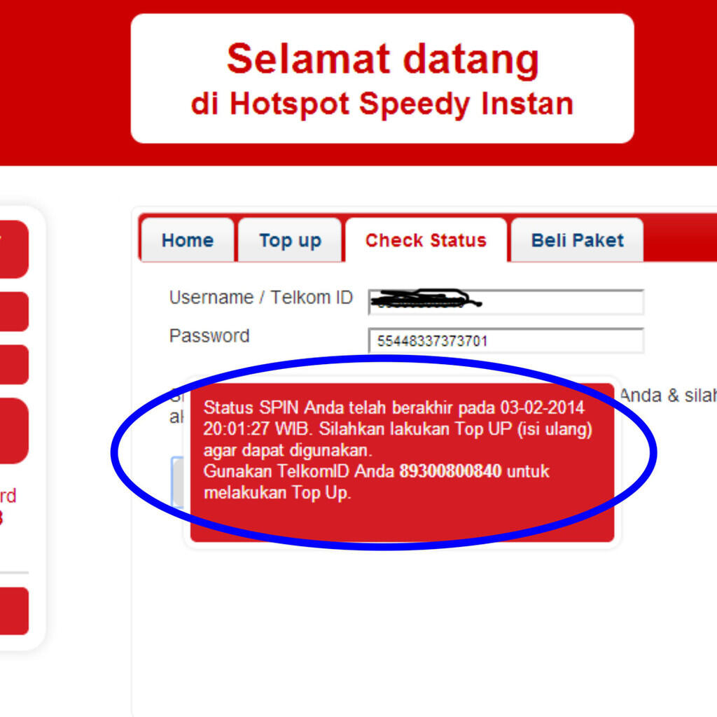 Pemutusan sepihak voucher speedy instan oleh telkom
