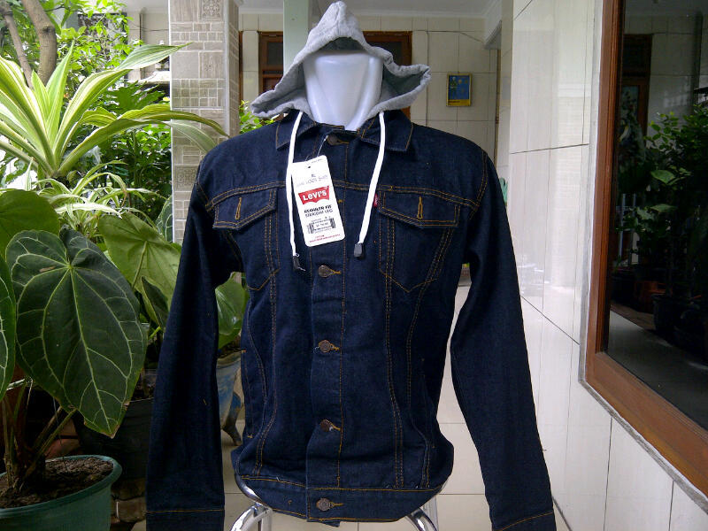 Terjual Jual Jaket  Jeans  Hoodie kupluk Levis PSD rebel 