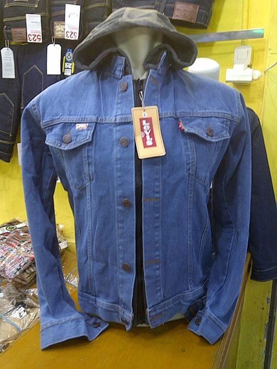 Terjual Jual Jaket  Jeans  Hoodie kupluk Levis PSD rebel 