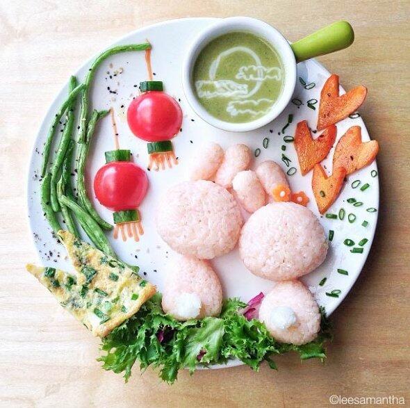 22 Kreasi Unik Penyajian Makanan Bagi si Kecil