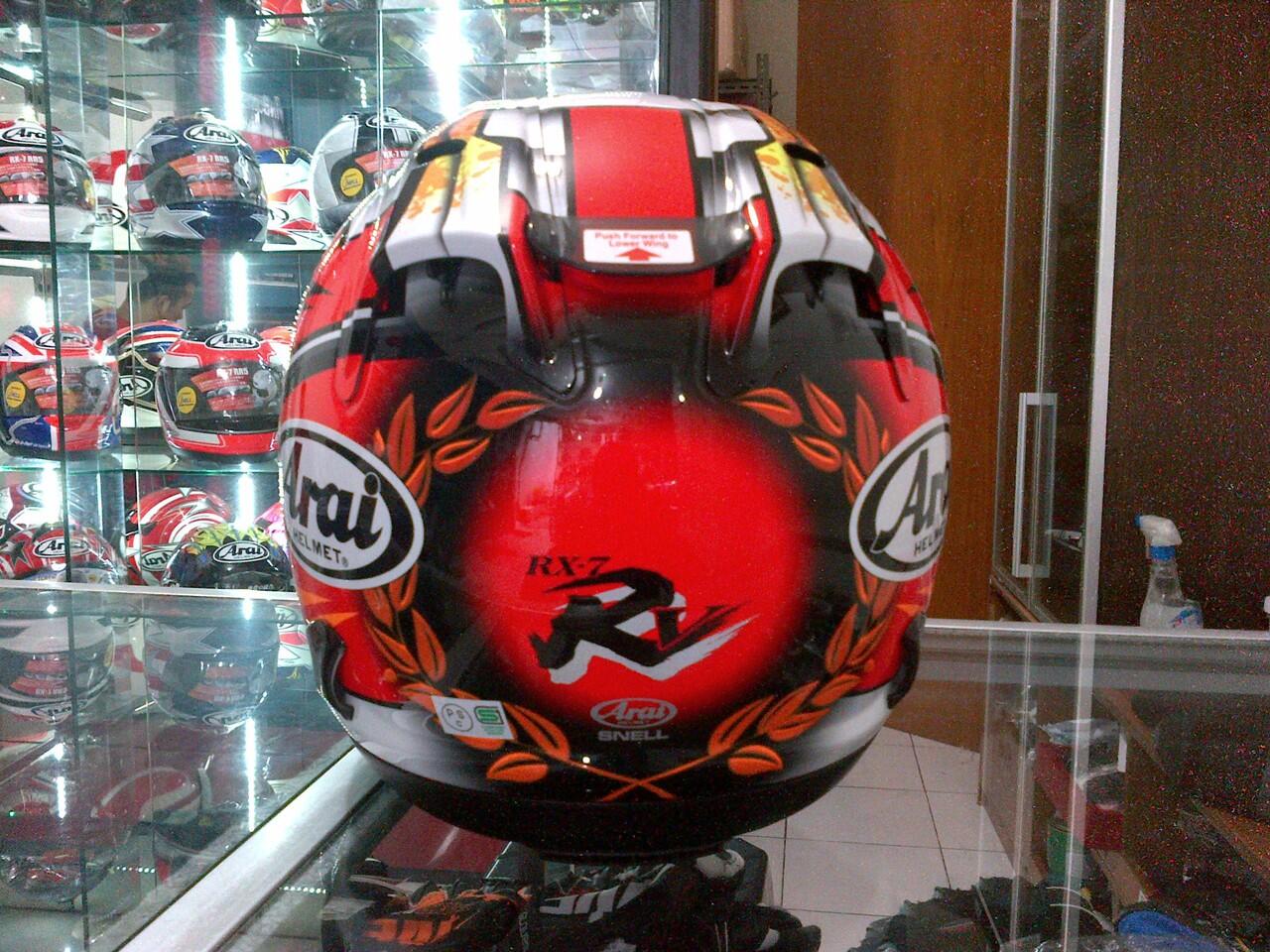 Helmet Arai, HJC, AGV, Nolan, X-Lite, Shoei, KBC, Ozi ( Bandung )