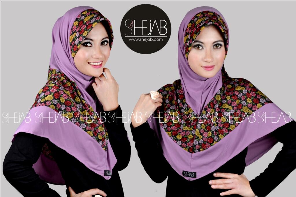 Sabreena Bergo Flower HIJAB by SHEJAB , IDR 90K , Bandung , Reseller Welcome