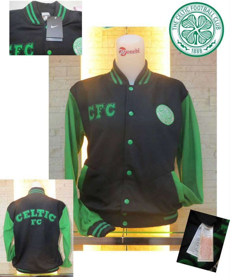 JAKET VARSITY FOOTBAL LADIES BARCA,MADRID,CELTIC(BY WONEBI ONE)