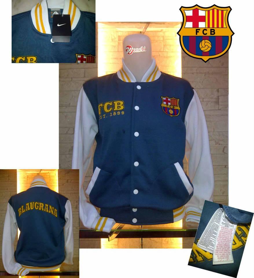 JAKET VARSITY FOOTBAL LADIES BARCA,MADRID,CELTIC(BY WONEBI ONE)
