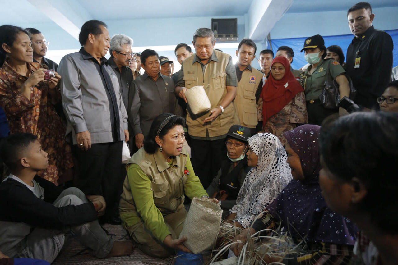 Peranan Ibas pada Kunjungan Kerja Presiden di Sinabung