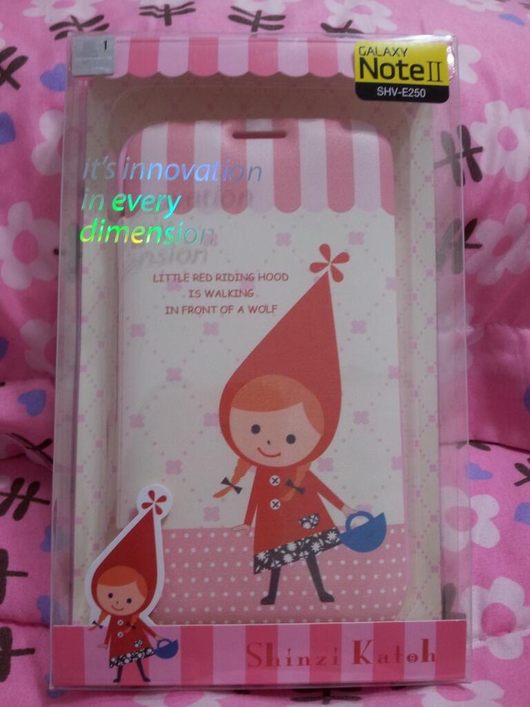 Diary Case Galaxy Note 2 Lucu ORI Dari USA
