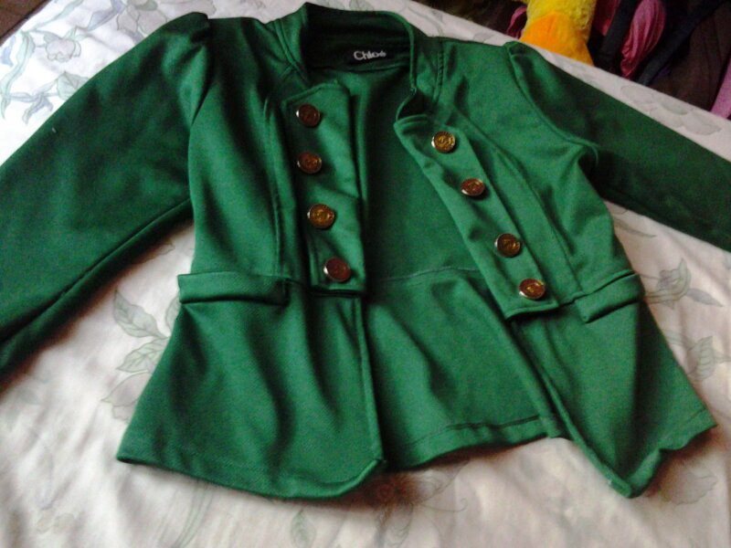 blazer chloe hijau tua