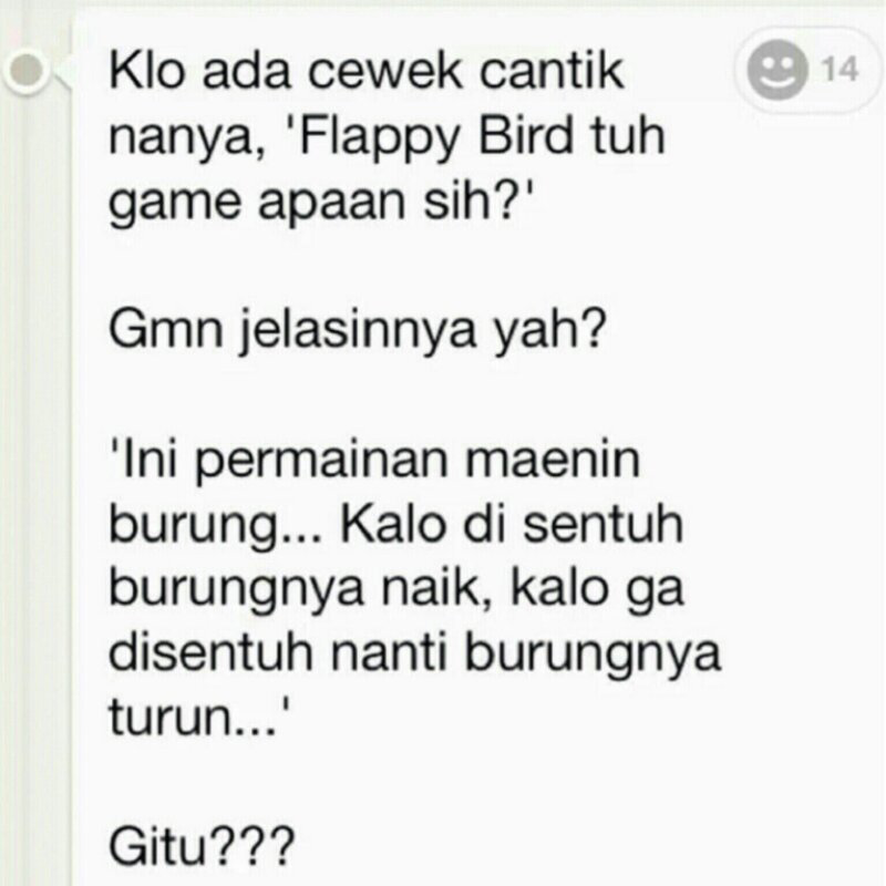 Meme Flappy Bird yang Bikin Ngakak