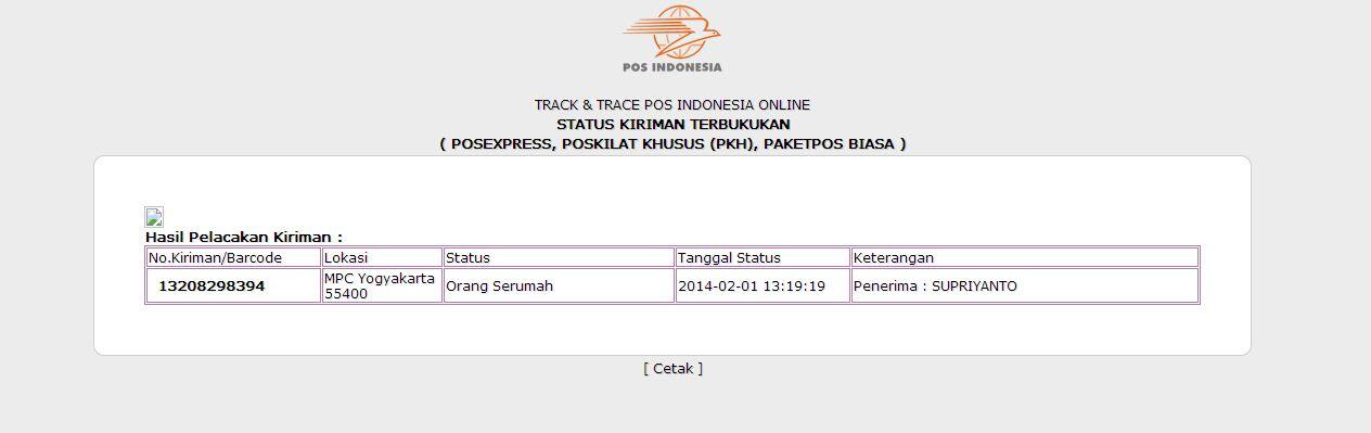 Kirim Surat Ke Cewe Idaman yg Nerima &quot;SUPRIYANTO&quot;