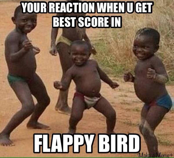 Meme Flappy Bird yang Bikin Ngakak