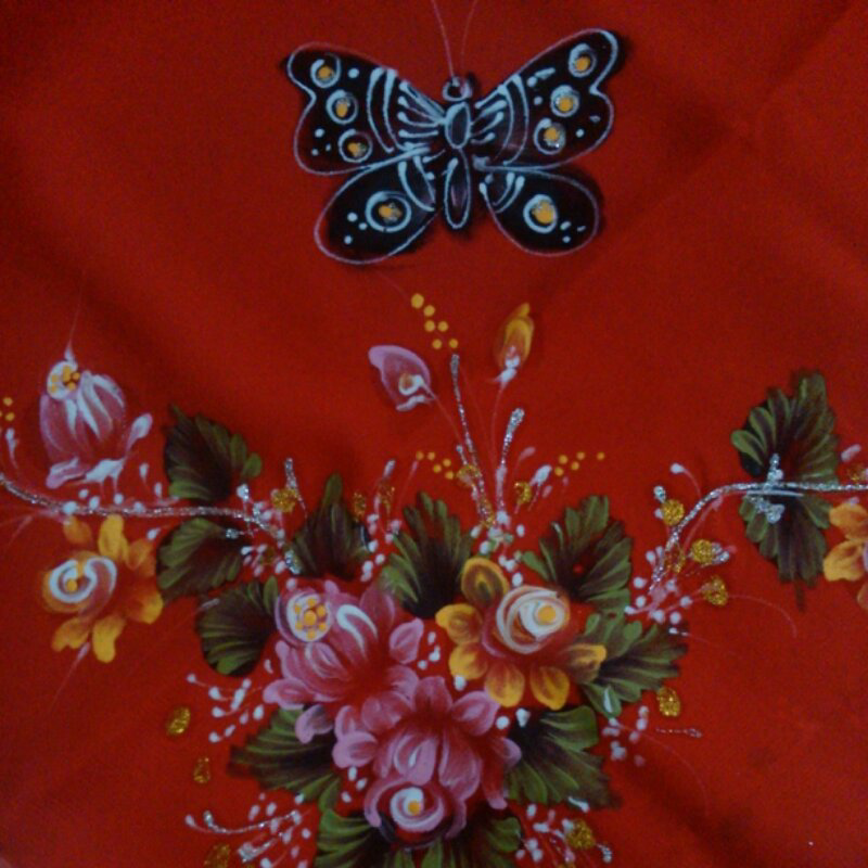 jual jilbab lukis