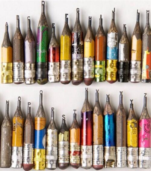 Agan ini mengubah pensil jadi karya seni yang keren nih