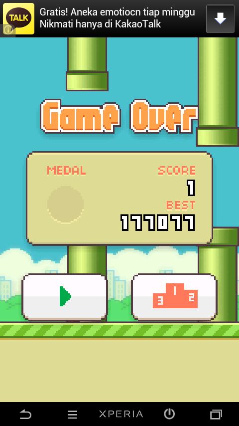 Flappy Birds - Membuat Highscore menjadi lebih mudah