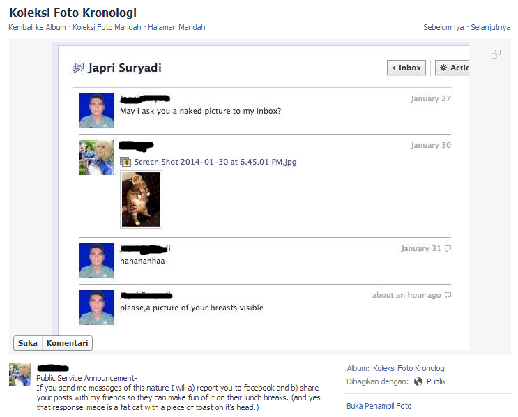 Orang Greget di Facebook