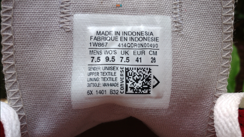 Converse CT ox Double Tongue 100% Legit original !!!