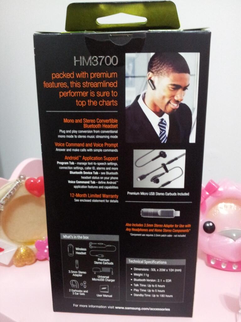 Bluetooth Headset Stereo Samsung 100% Dari USA