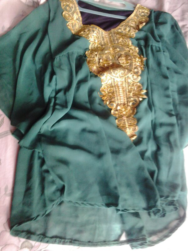 atasan sifon resmi cantik ijo tua
