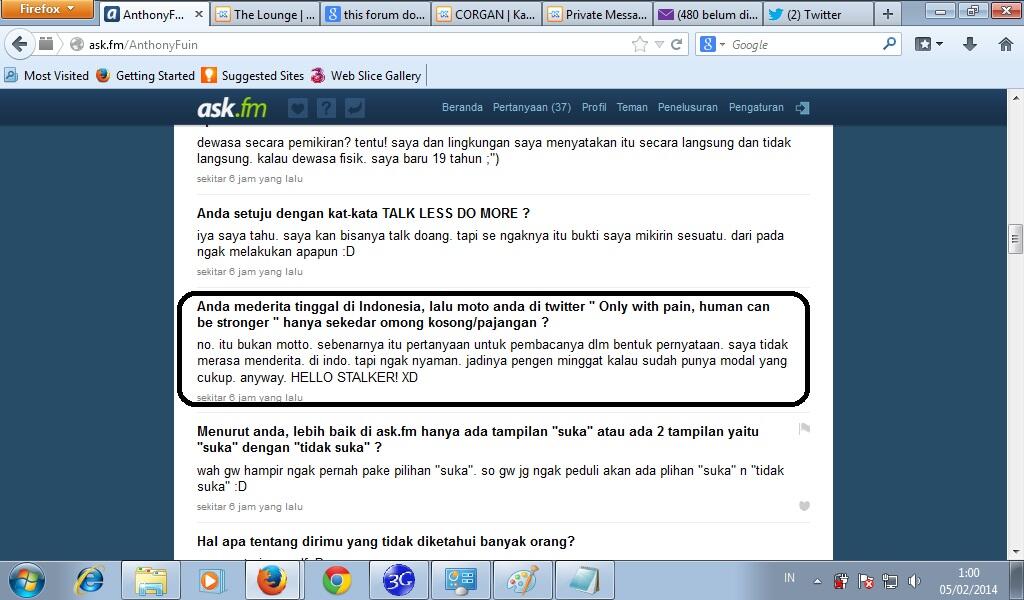 Apa respon kalian tentang orang ini yang menderita hidup di Indonesia ?