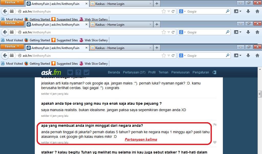 Apa respon kalian tentang orang ini yang menderita hidup di Indonesia ?