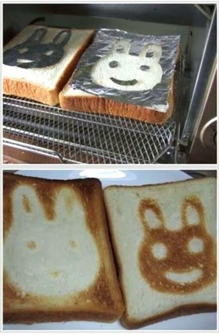 Karya Seni diatas Roti Bakar ini Keren Banget