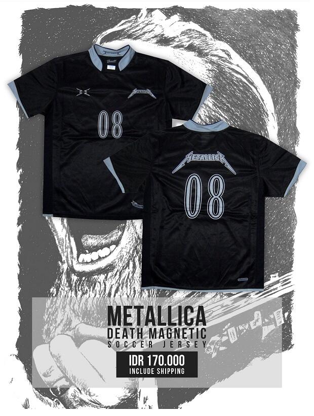 PRE ORDER METALLICA DEATH MAGNETIC SOCCER JERSEY