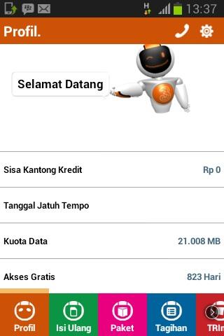 Perdana tri AON 2GB murah dan 21GB