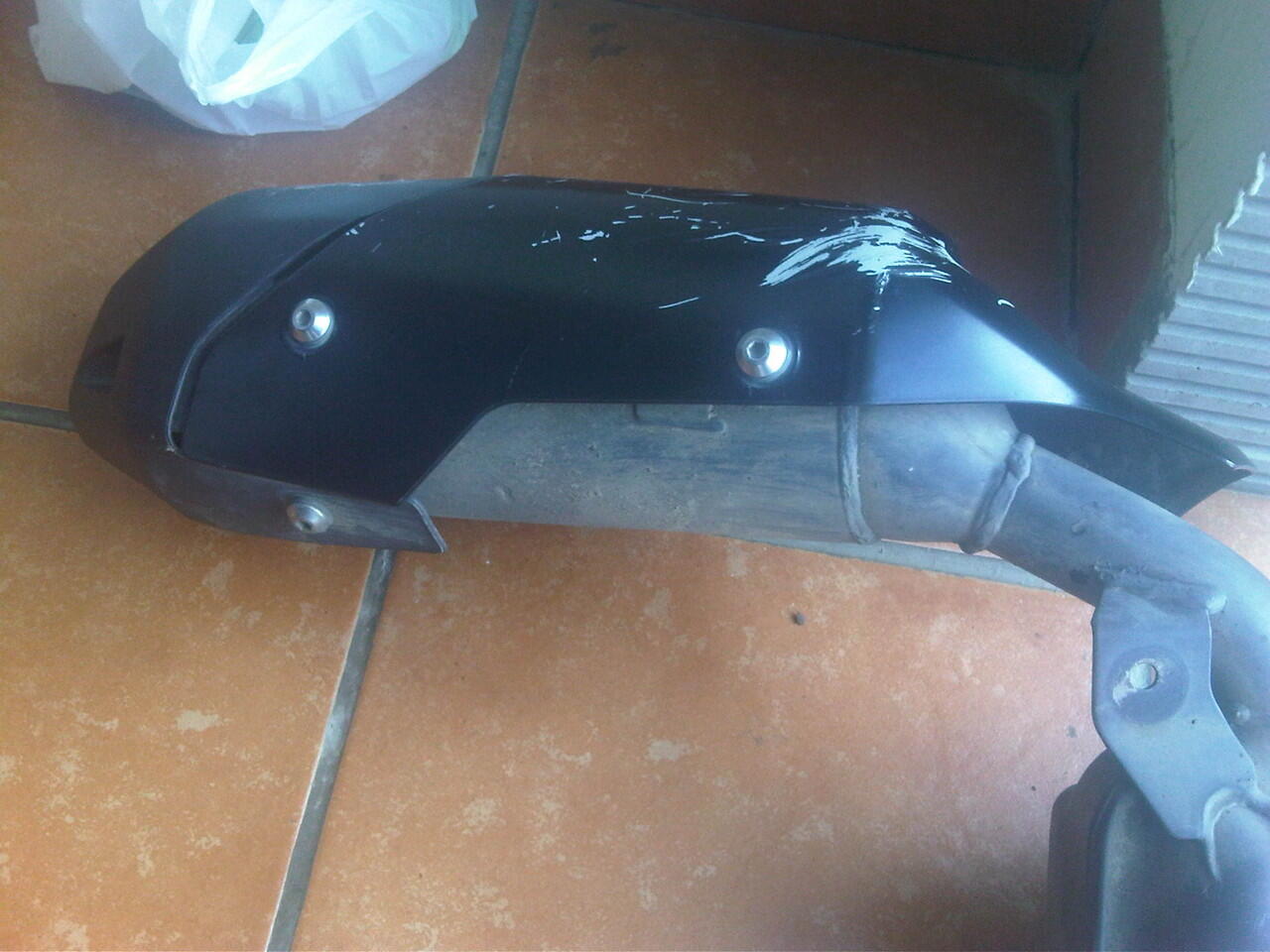 Knalpot Original Yamaha Byson Full System