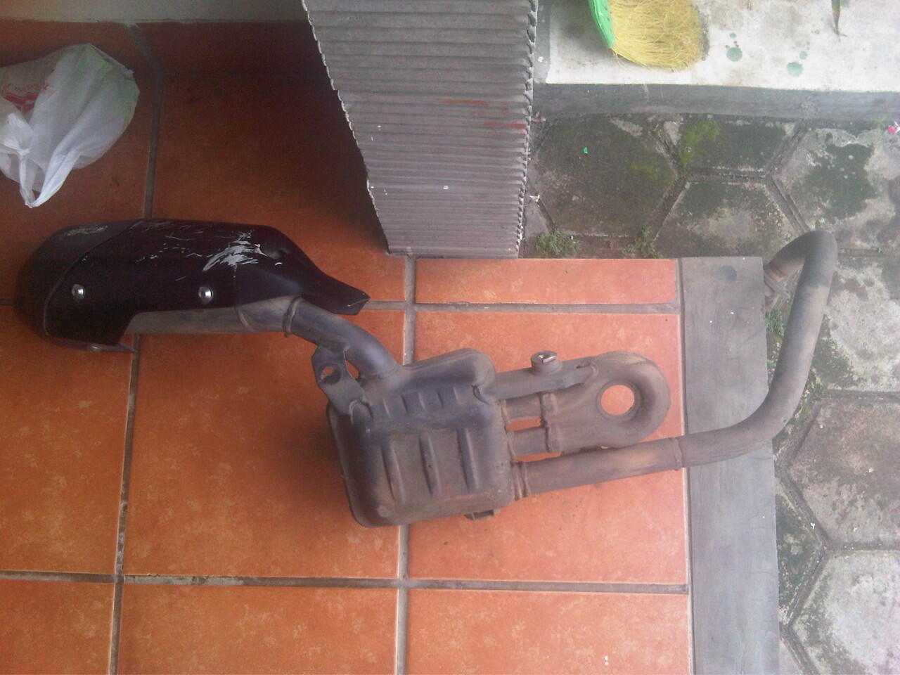 Knalpot Original Yamaha Byson Full System