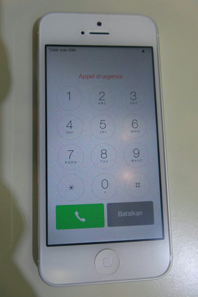 jual iphone5 16GB white mulus BU