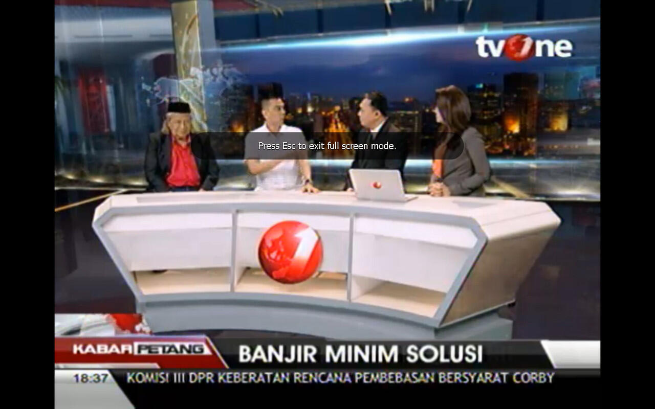 MASIFNYA TV INI MENGULAS BANJIR PLUS RIDWAN SAIDI