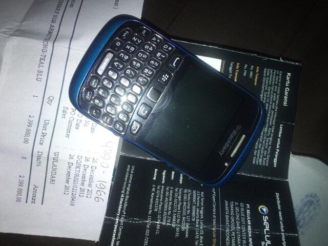 WTS: Blackberry Amstrong Biru Garansi - Des 2014