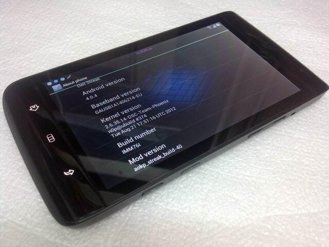 Dell streak 5 Android version.4.0.4 BBM support ( COD BANDUNG ONLY )