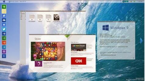 Ini dia Gan Bocoran Penampakan Windows 9 yang akan Dirilis di Tahun 2014....