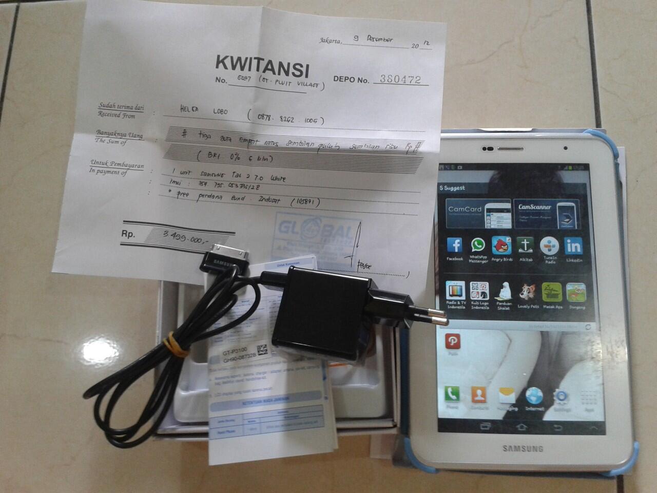 Samsung Galaxy Tab 2 7.0 + Case