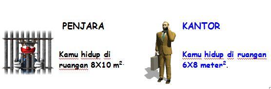 MENURUT AGAN LEBIH ENAK MANA HIDUP DI KANTOR ATAU DIPENJARA?