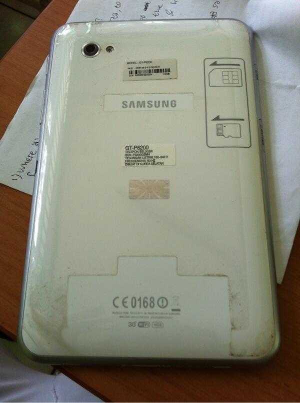JUAL CEPAT GALAXY TAB7+ P6200 16GB WHITE second!!!