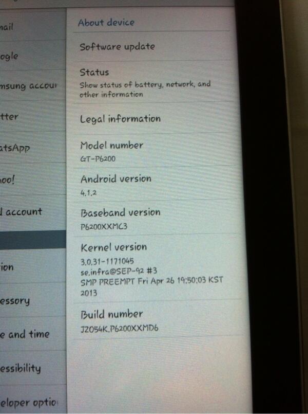JUAL CEPAT GALAXY TAB7+ P6200 16GB WHITE second!!!