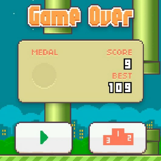 setelah berjuang ini score flapy bird ane gan