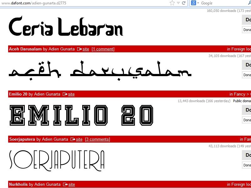 ADIEN GUNARTA, PEMUDA BUTA WARNA YANG JAGO BIKIN FONT