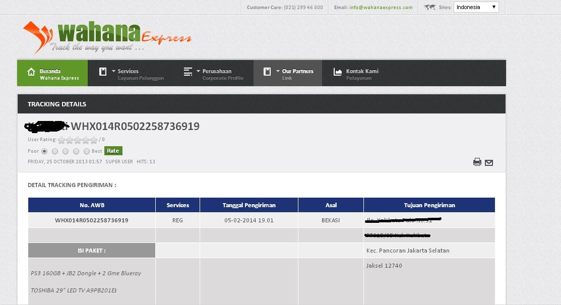 PENIPUAN CANGGIH PAKE WEBSITE TOKO DAN WEBSITE JASA EKSPEDISI FIKTIF...!!!