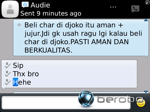 Char / ID Point Blank / PB pangkat Brigadir / Bintang 1 murni *Djoko*