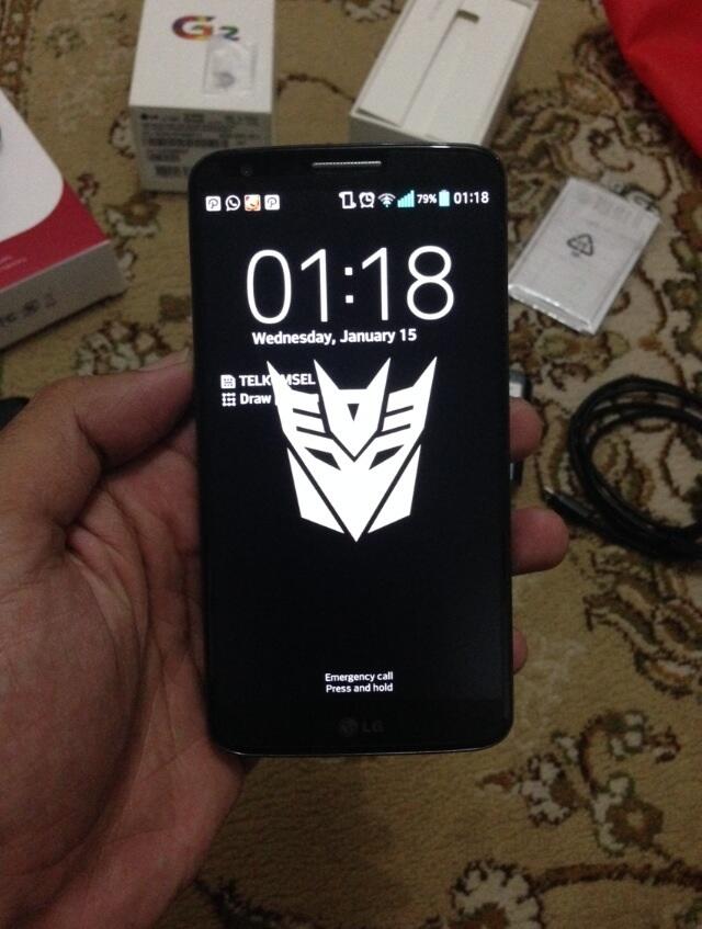 WTS LG G2 hitam 32Gb second, kondisi 100% mulus kaya baru