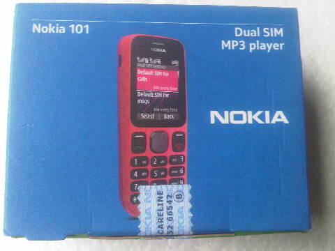 Nokia 101 Dual Sim Black Fullset like new
