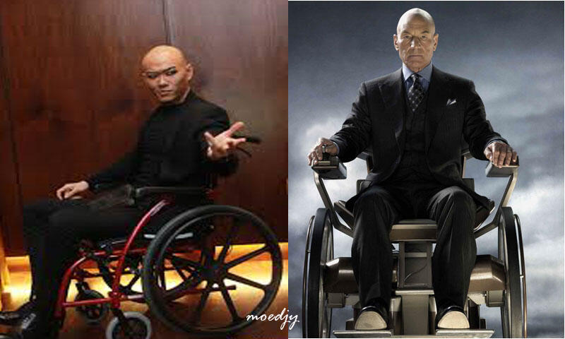 Karena Lumpuh Dedy Corbuzier berubah menjadi professor X