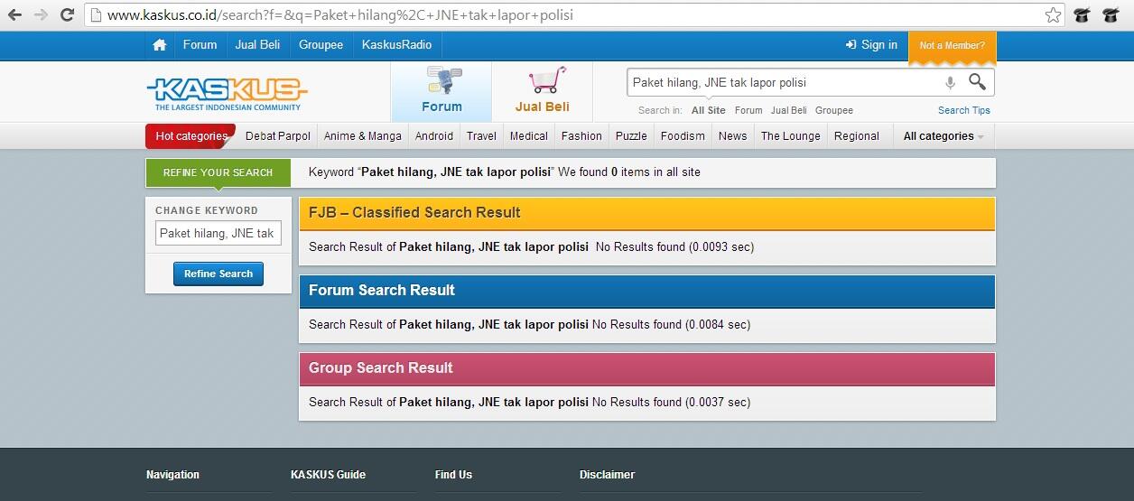 Paket hilang, JNE tak lapor polisi